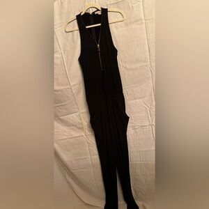 Michael Kors Black Sleeveless Jumpsuit